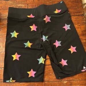 Terez Black Star Shorts, X-Large